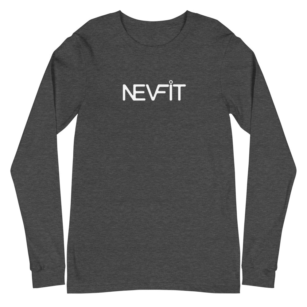 NEVFIT Women's Long Sleeve Tee (White Letter Edition)