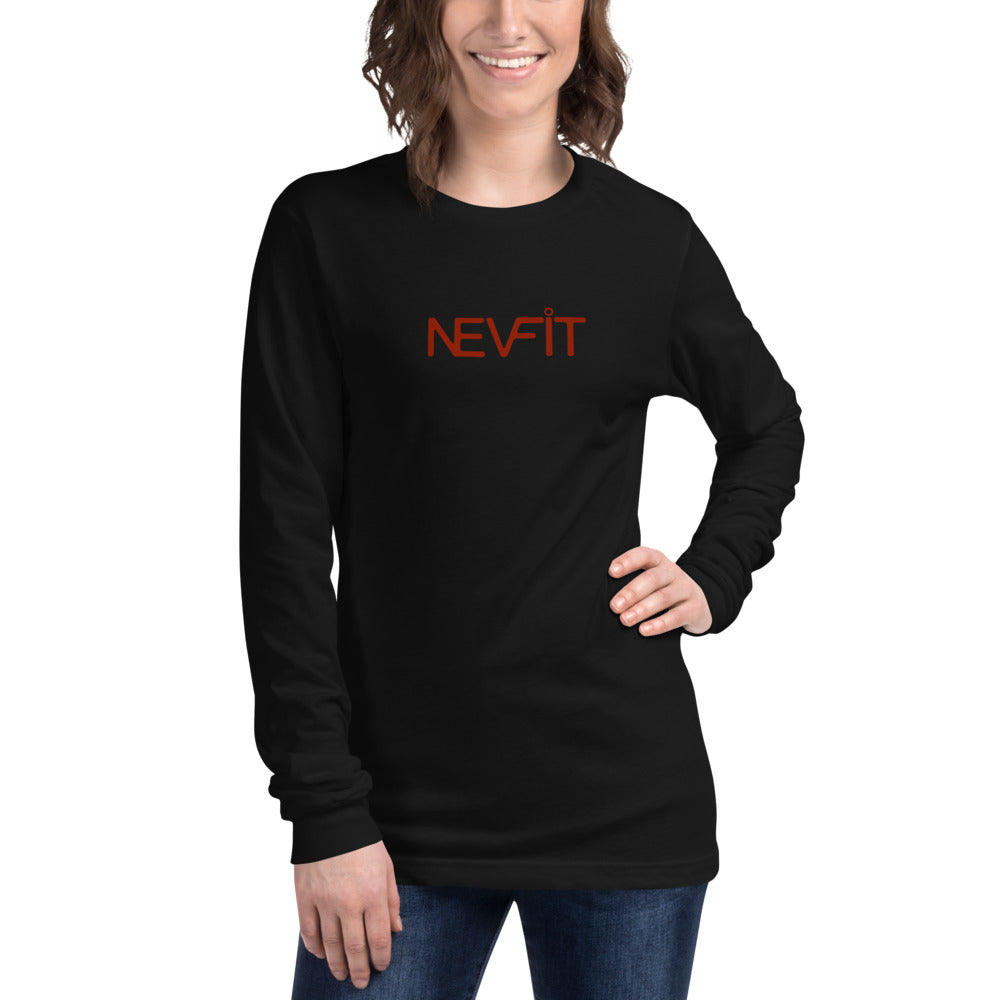 NEVFIT Women's Long Sleeve Tee (Red Letter Edition)