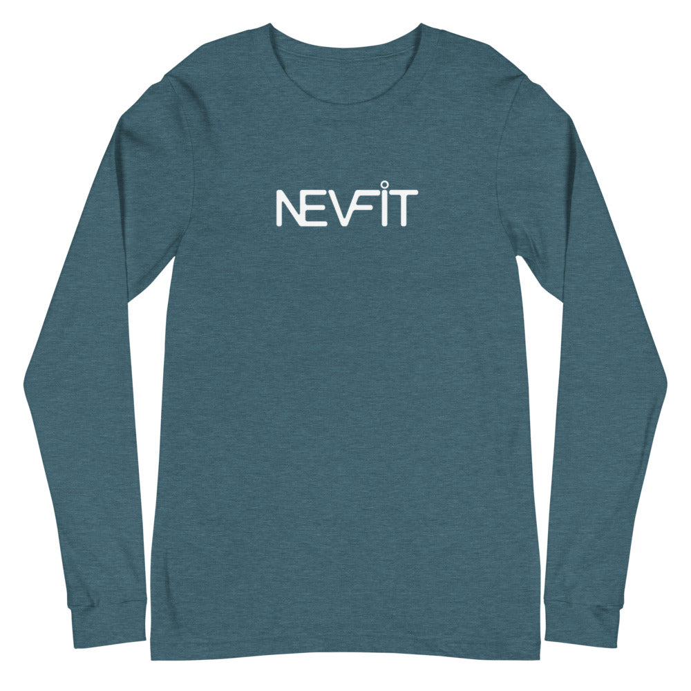 NEVFIT Women's Long Sleeve Tee (White Letter Edition)