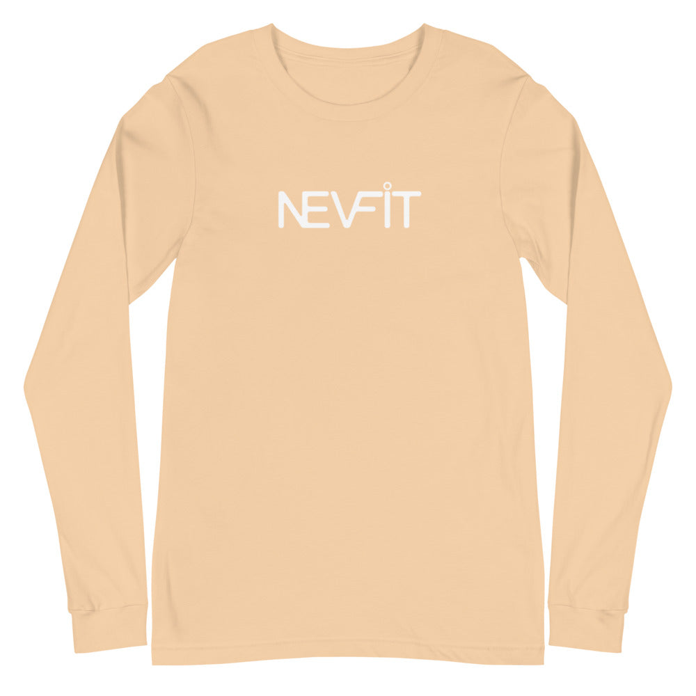 NEVFIT Women's Long Sleeve Tee (White Letter Edition)