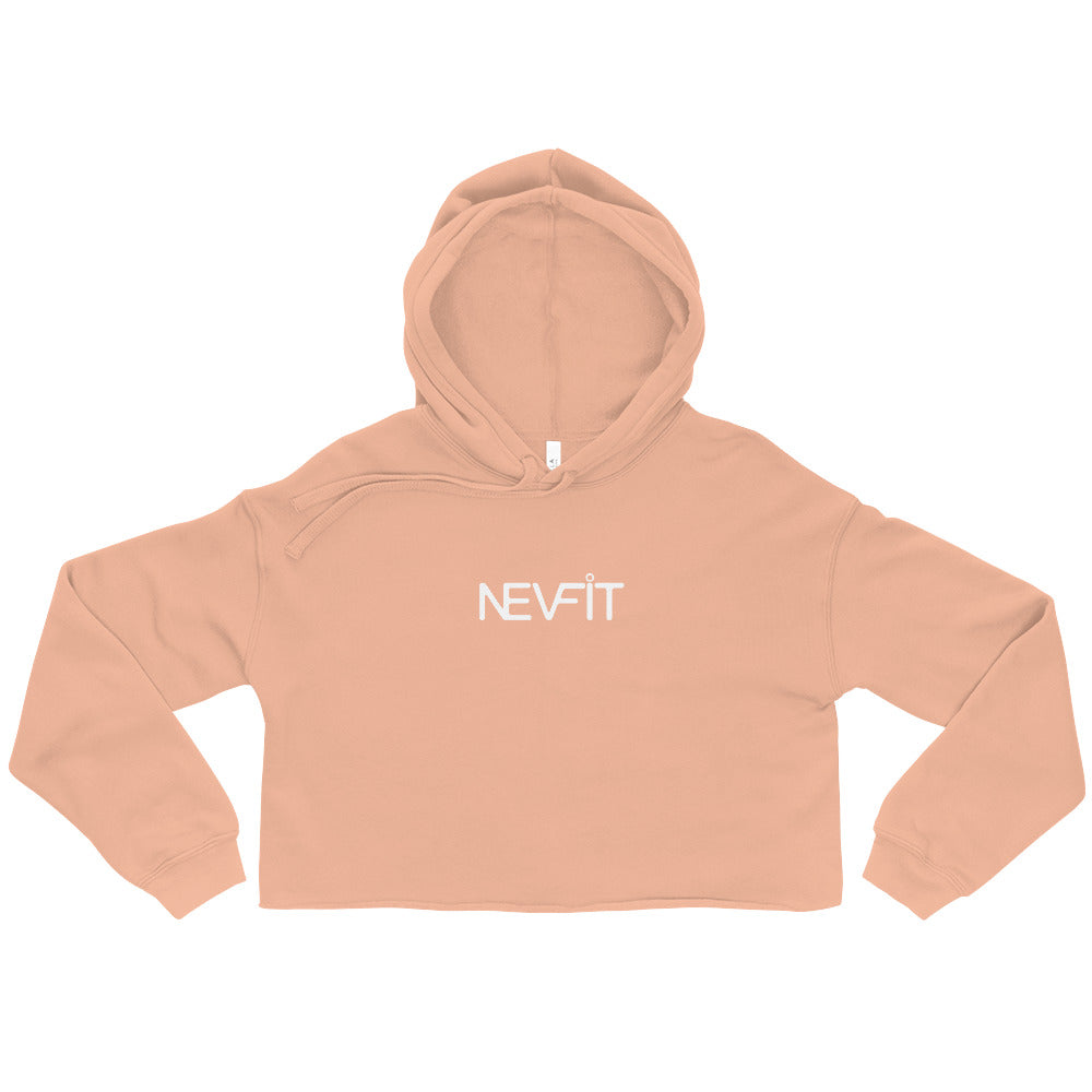 NEVFIT Women's Cropped Hoodie (White Letter Edition)