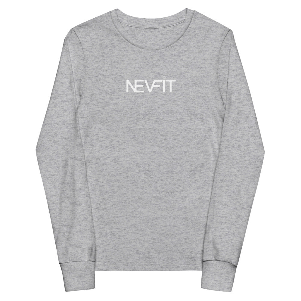 NEVFIT Kid's Long Sleeve Tee (White Letter Edition)