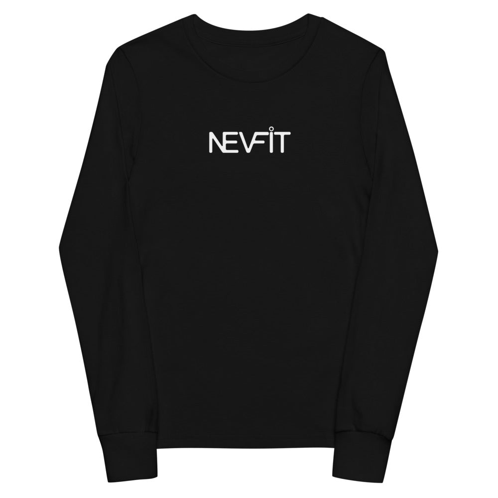 NEVFIT Kid's Long Sleeve Tee (White Letter Edition)